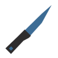 Blue Kitchen Knife