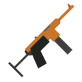 Orange Maschinengewehr
