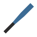 Blue Baseball Bat