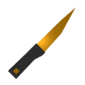 Golden Kitchen Knife