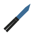 Blue Butterfly Knife