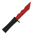Red Military Knife