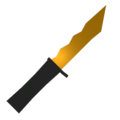 Golden Military Knife